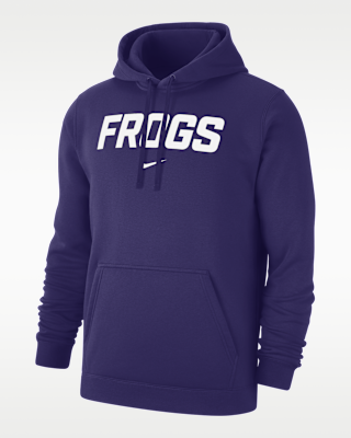 TCU Club Fleece Men's Nike College Pullover Hoodie. Nike.com